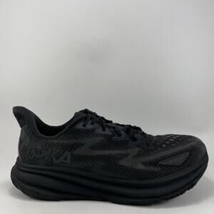 Hoka One One Clifton 9 Running Shoes Mens Size 14 D Black Athletic Sneakers